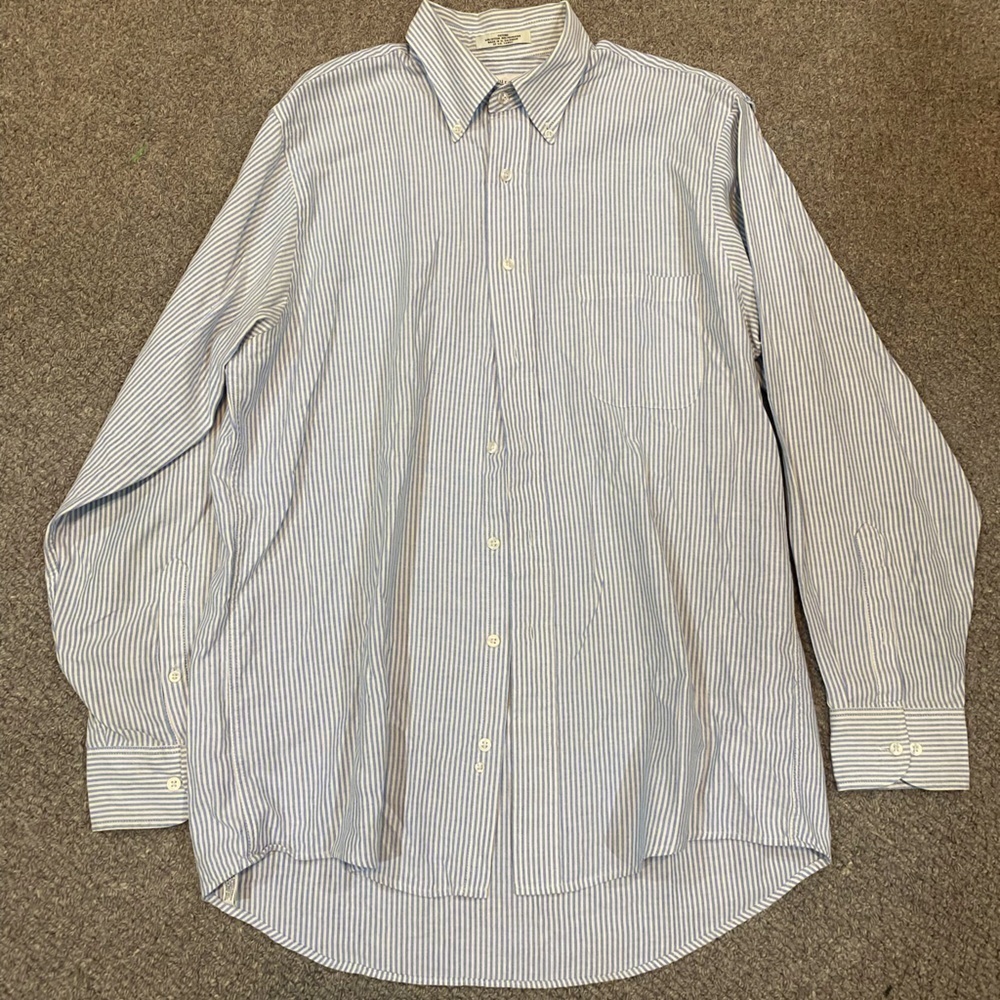 Van Heusen Striped Dress Shirt 16 1/2 34/35